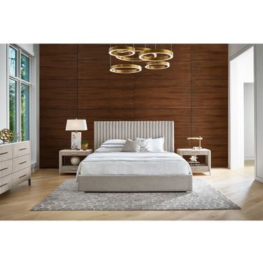 Modern Glacier Decker Bed Queen 50