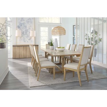 Modern Loft Dining Room Set In Khaki