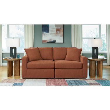 Modmax 2-Piece Sectional Loveseat In Spice