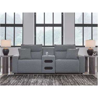 Modmax 3-Piece Power Reclining Sectional Loveseat In Salt and Pepper