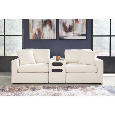 Modmax 3-Piece Sectional Loveseat With Audio System In Oyster