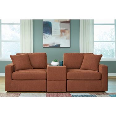 Modmax 3-Piece Sectional Sofa In Spice