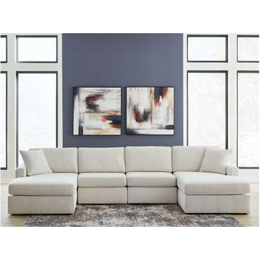 Modmax 4-Piece Sectional with Chaise In Oyster