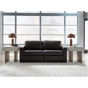ModMax II 2-Piece Sectional Loveseat In Black