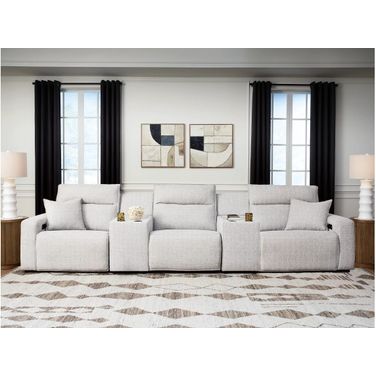 ModMax II 5-Piece Power Reclining Sectional with Consoles In Stone
