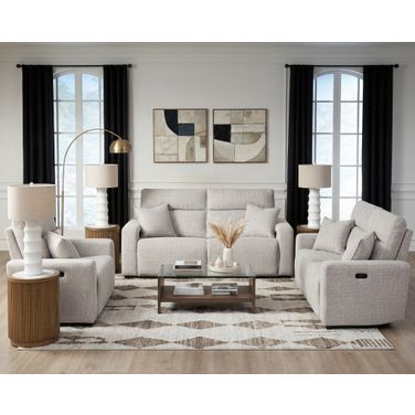 Modmax II Power Reclining Living Room Set In Stone