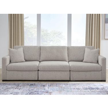 Modmax Luxe 3-Piece Sectional Sofa In Flint