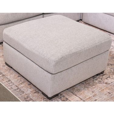 Modmax Luxe Oversized Accent Ottoman In Flint