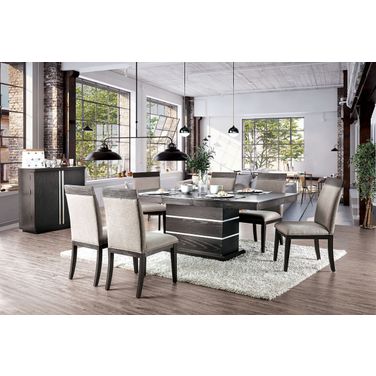 Modoc Dining Table In Espresso and Beige