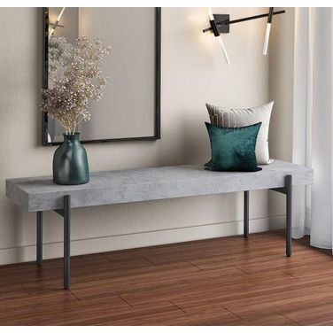 Modrest Timlin Modern Concrete And Metal Bench