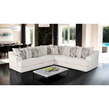 Moorpark Sectional In Off White