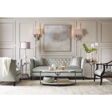 Morello Oval Metal Occasional Table Set