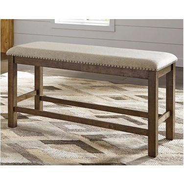 Moriville Counter Height Upholstered Dining Bench