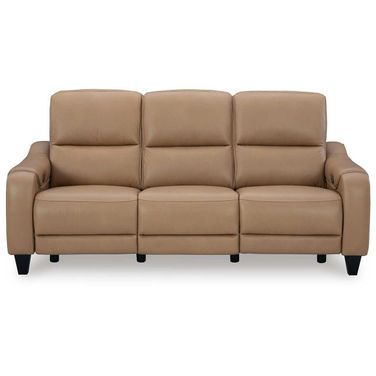 Mosswell Power Reclining Sofa In Toffee