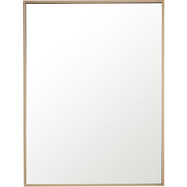 Mr4072br Eternity 24" Rectangular Brass Mirror