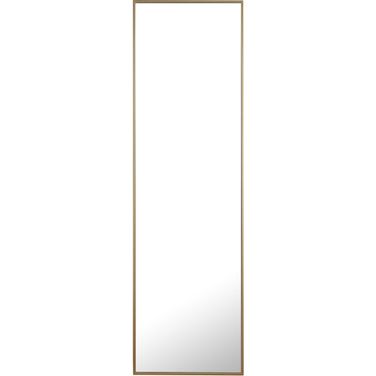 Eternity 18" Rectangular Brass Mirror