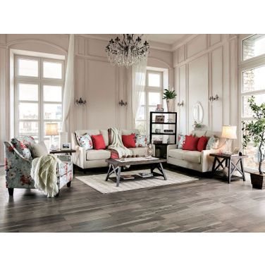 Nadene Beige Living Room Set