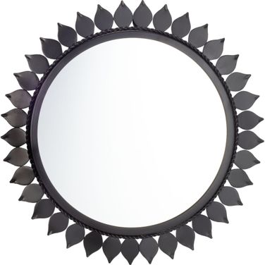 Nally Matte Black Mirror