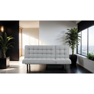Napervill Futon Sofa In Light Gray