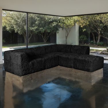 Nappi L-Sectional B In Black