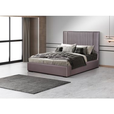 Nara Queen Storage Bed In Stone