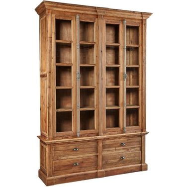 Natural Old Fir Bookcase