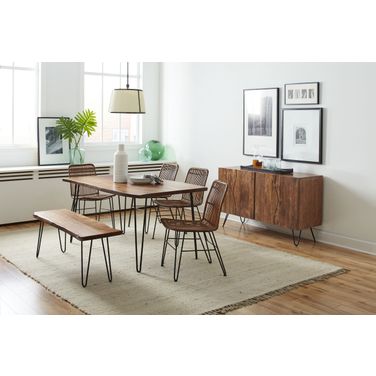Nature's Edge Rich Brown 60" Dining Room Set