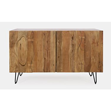 Nature'S Edge 54 Inch Server Storage Cabinet In Natural