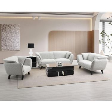 Nayeli Living Room Set In Light Gray
