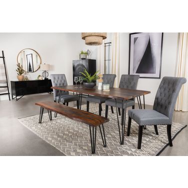 Neve Dining Room Set In Grey