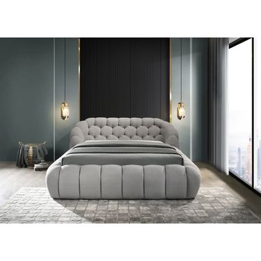 Newquay Eastern king Bed In Gray