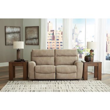 Next-Gen DuraPella 2-Piece Power Reclining Sectional Loveseat In Sand