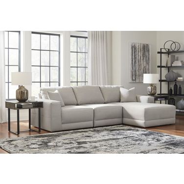 Next-Gen Gaucho 3-Piece RAF Chaise Sectional In Gray