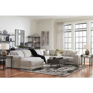 Next-Gen Gaucho 6-Piece LAF Chaise Sectional In Gray