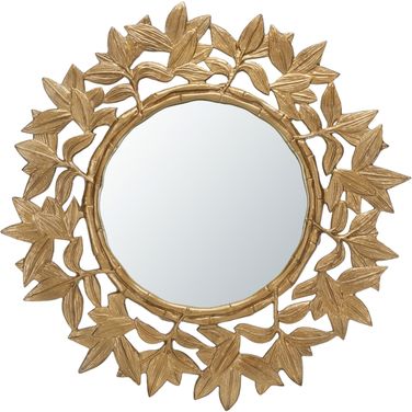 Nivaria Mirror in Antique Brass