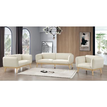 Nolita Living Room Set In Cream