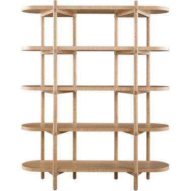 Nomad Etagere In White and Oak