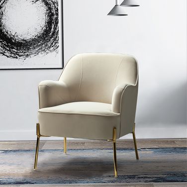 Nora Accent Chair In Tan