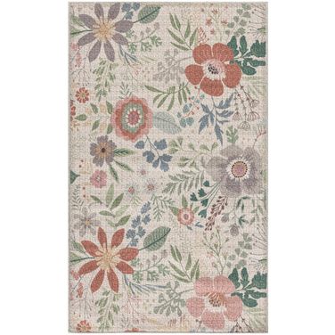 Nourison Washables Farmhouse 2' x 3' Indoor Rug In Cream Multi