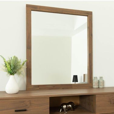 Nova Domus Fantasia Contemporary Walnut Mirror