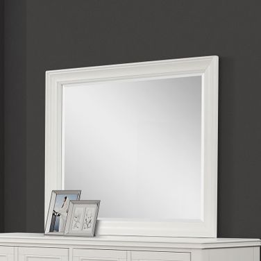 Nova II Landscape Mirror In White