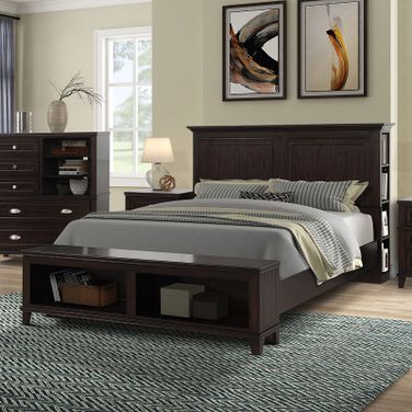 Nova II King Storage Bed In Gray