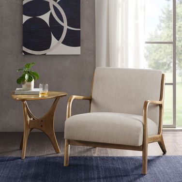 Novak Lounge Chair In Cream
