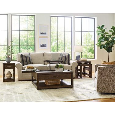 Nyles Square Occasional Table Set In Cocoa