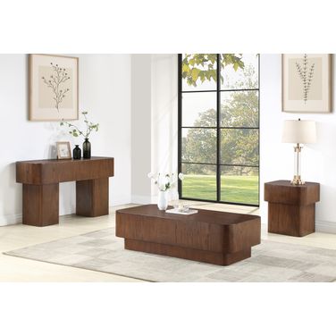 Oakmont Occasional Table Set In Brown