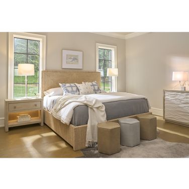 Oasis Abaca Woven Bedroom Set In Natural Oak