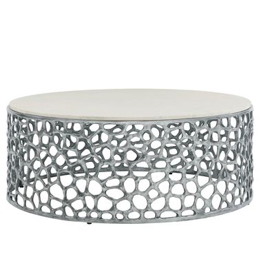 Oasis Coral Cocktail Table In Gray