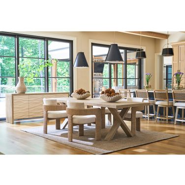 Oasis Dining Room Set In Natural Oak