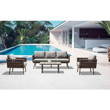 Oasis Taupe Living Room Set