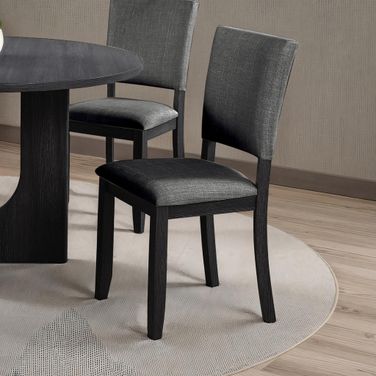 Oberto Side Chair Set of 4 In Dark Gray